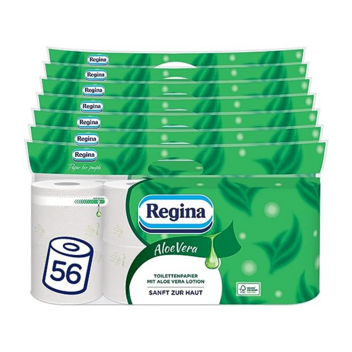 Regina - Aloe Vera Toilettenpapier 56 Rollen