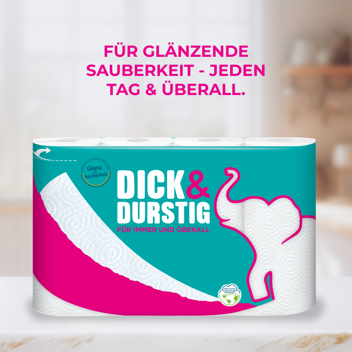 Dick&Durstig Küchenrollen, 24 Rollen
