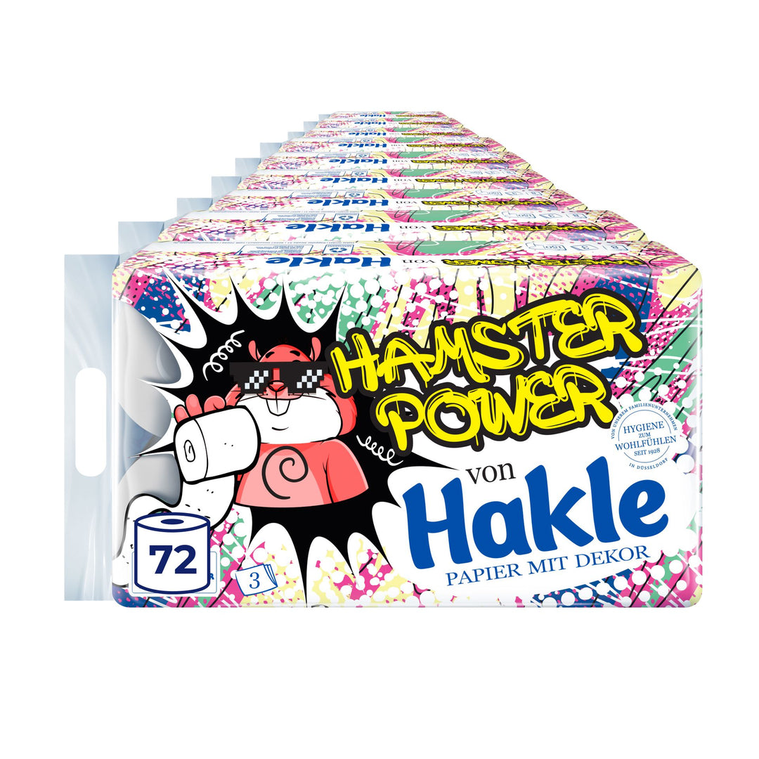 Hakle - Toilettenpapier Hamster 72 Rollen