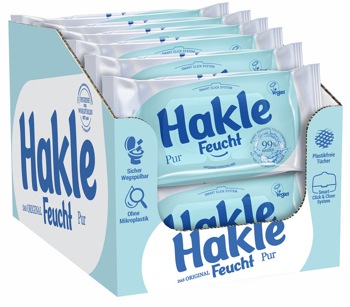 Hakle - Feucht Pur 12 Packungen