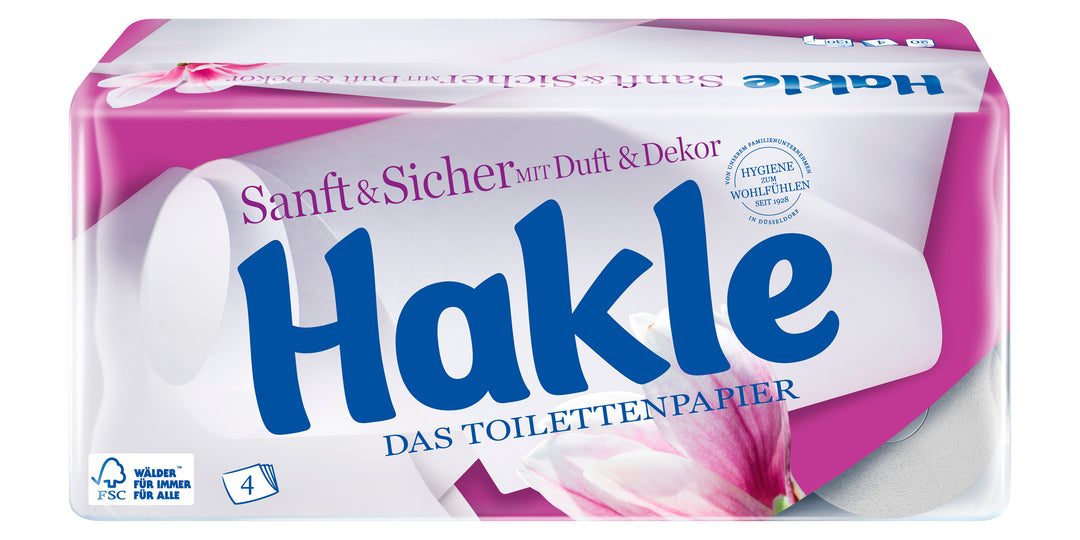 Hakle - Toilettenpapier Sanft & Sicher 20 Rollen –