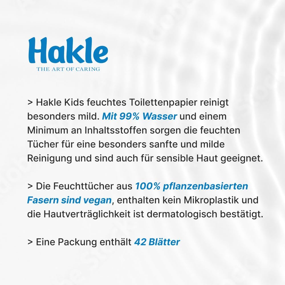 Hakle Feucht Kids 12 Packungen