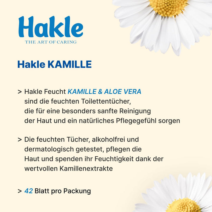 Hakle - Feucht Kamille und Aloe Vera 12 Packungen