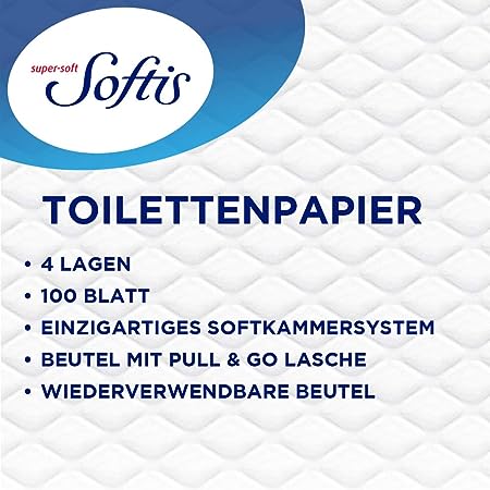 Softis - Toilettenpapier 45 Rollen