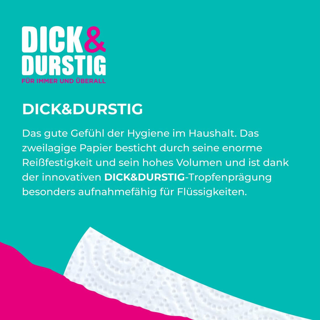 Dick&Durstig - Küchenrollen 4 Rollen