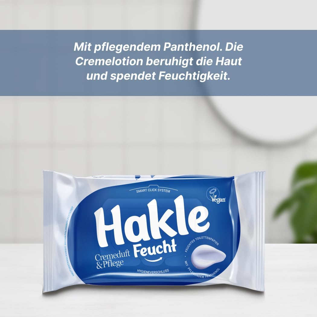 Hakle Feucht Cremeduft & Pflege, 12 Packungen