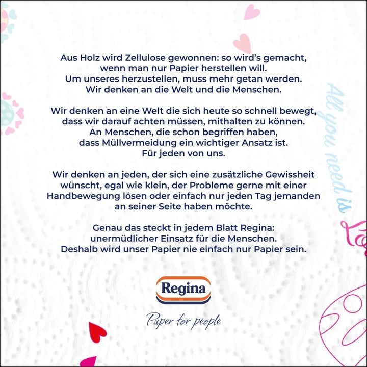 Regina - Mit Herzen Haushaltstücher 8 Rollen