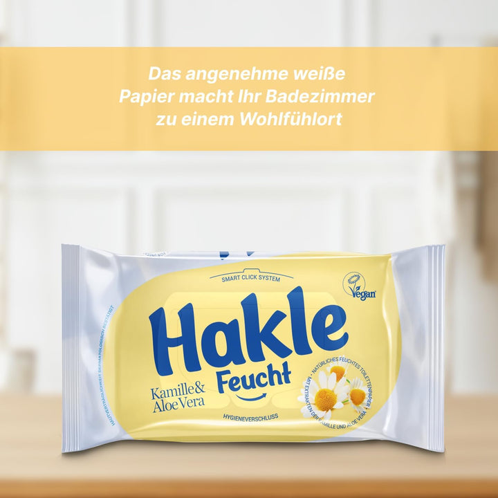 Hakle - Feucht Kamille und Aloe Vera 12 Packungen