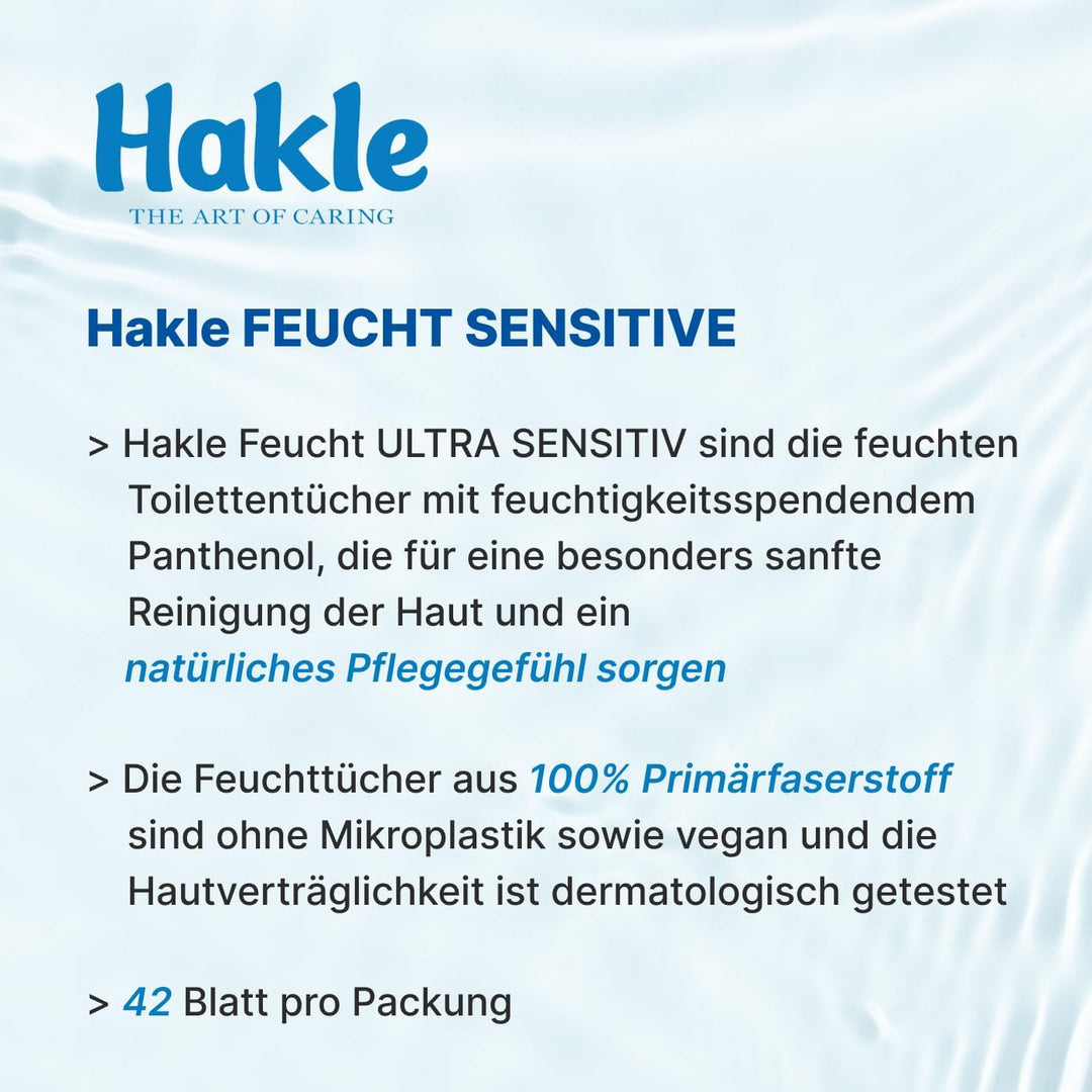 Hakle - Feucht Ultra Sensitiv 12 Packungen