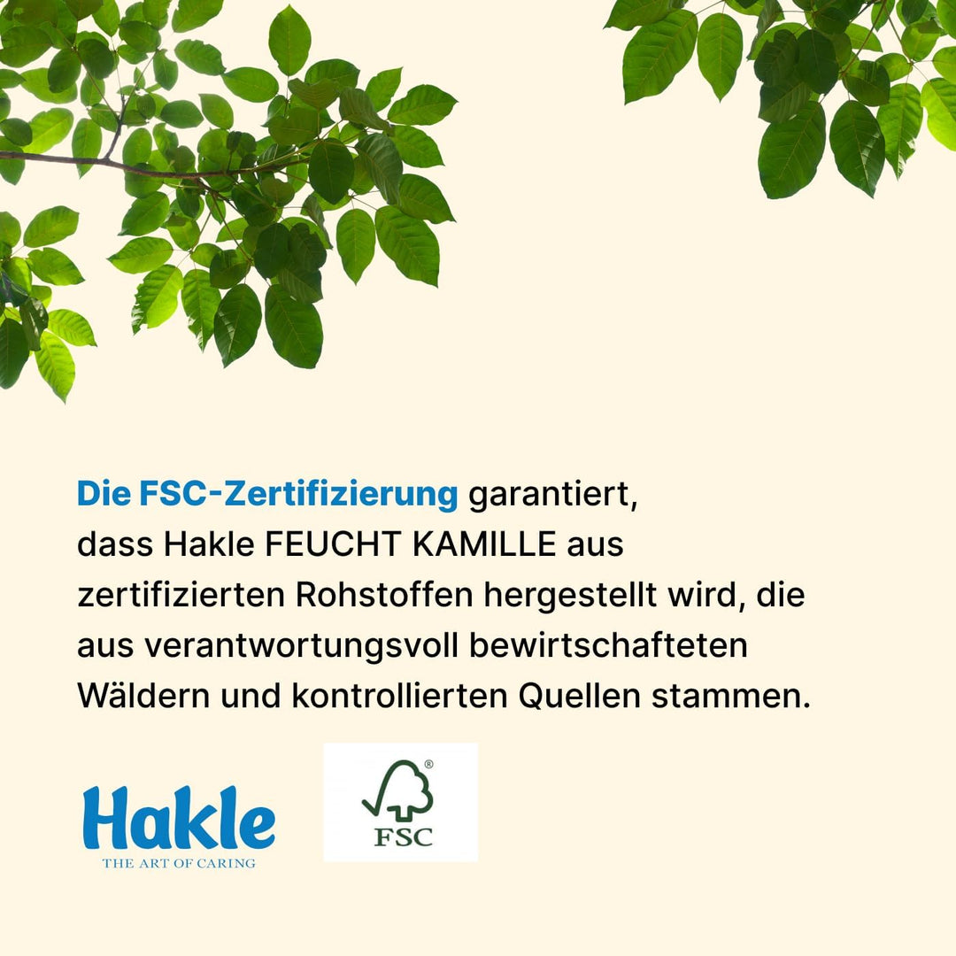 Hakle - Feucht Kamille und Aloe Vera 12 Packungen