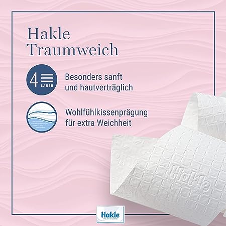 Hakle - Toilettenpapier Traumweich 80 Rollen