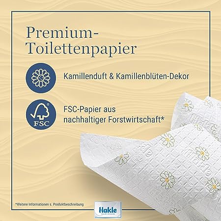 Hakle Toilettenpapier Kamille 16 Rollen