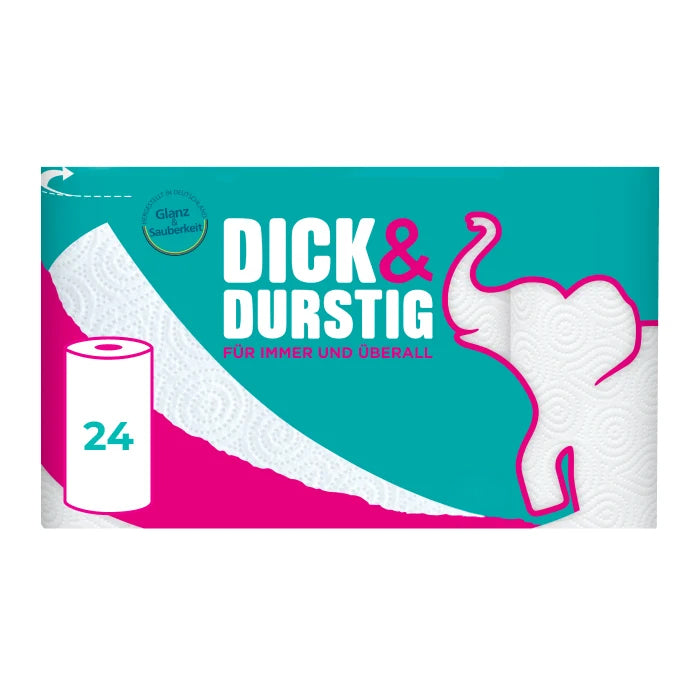 Dick&Durstig Küchenrollen, 24 Rollen