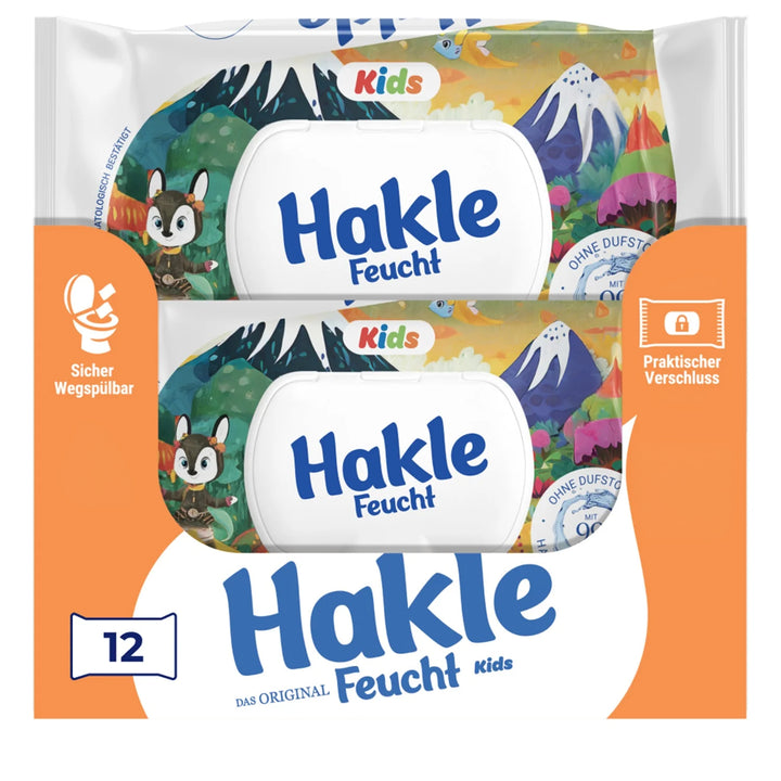 Hakle Feucht Kids 12 Packungen