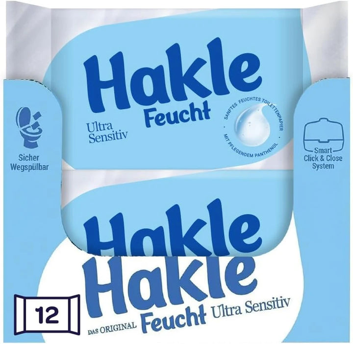Hakle - Feucht Ultra Sensitiv 12 Packungen