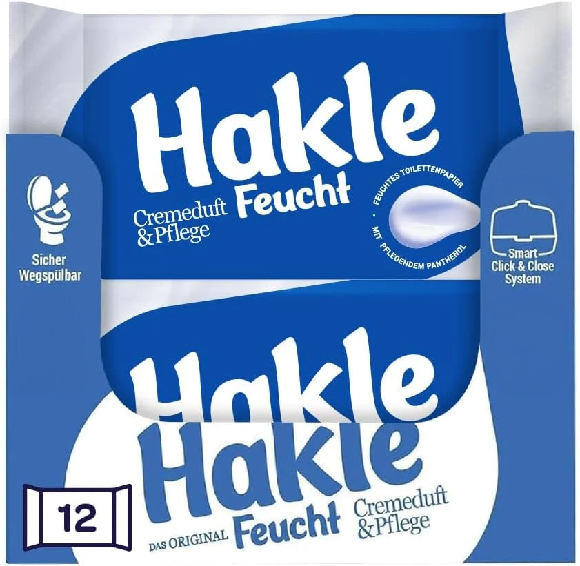 Hakle - Feucht Cremeduft & Pflege 12 Packungen