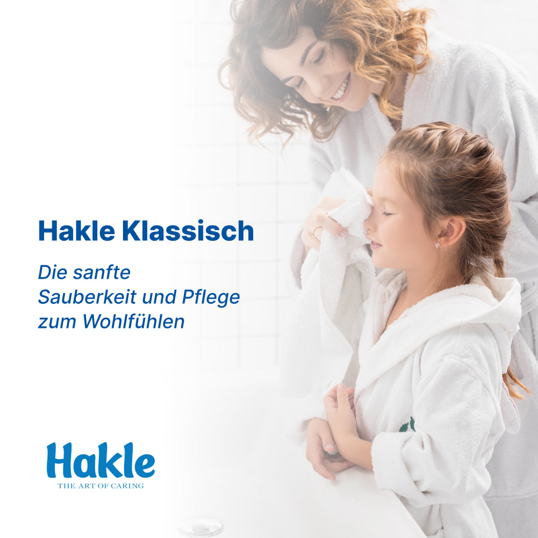 Hakle - Toilettenpapier Klassisch Weiß 24 Rollen