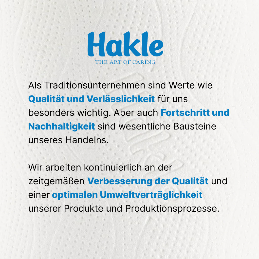 Hakle - Toilettenpapier Klassisch Weiß 24 Rollen