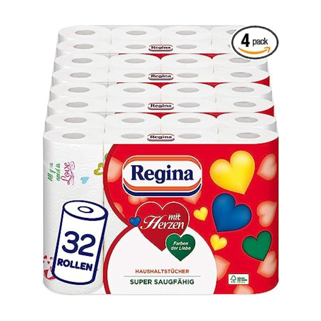 Regina - Mit Herzen Haushaltstücher 32 Rollen