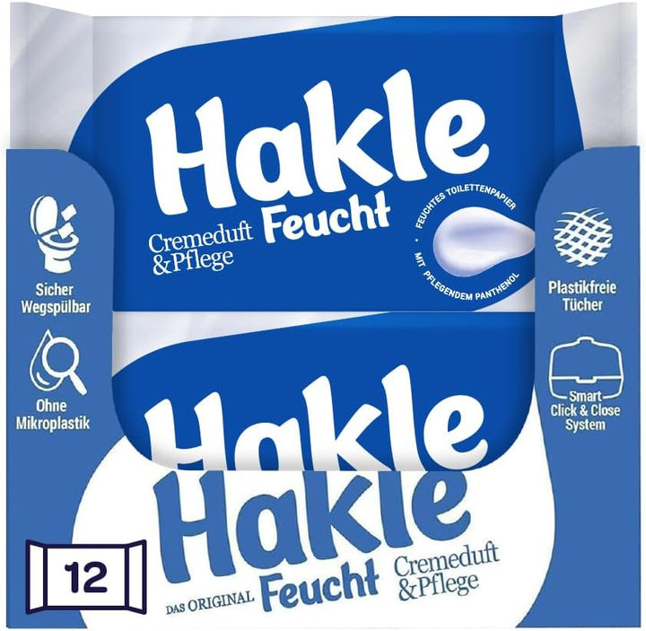 Hakle Feucht Cremeduft & Pflege, 12 Packungen